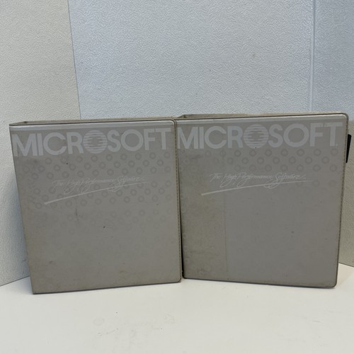 Vintage 1986 Microsoft Word user manuals 3 ring binders Using /Reference Word - 第 2/7 張圖片