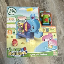 LeapFrog LeapBuilders Fruit Fun Elephant Interactive Learning Blocks 21 Pieces