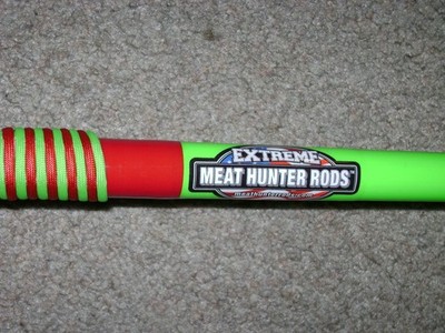 GLOW ROD MEAT HUNTER EXTREME 10' HVY SPINNING -GLOWS GREEN -BIG FISH, SHARK !