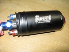 Summit External High Flow Electric Fuel Pump 90 Psi 380 Iph Gasoline
