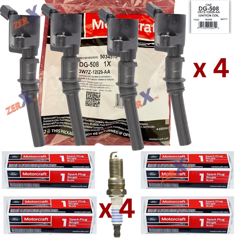 DG508 Ignition Coils and Motorcraft Spark Plug SP479 Fits Ford F150 Lincoln 5.4L - Image 3 of 3