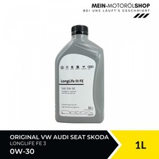 Original VW Audi Seat Skoda Longlife III FE 0W-30 VW 504 / 507 Motoröl 1 Liter