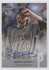 2018 Topps Stadium Club Auto Jimmie Sherfy #SCA-JS Auto 0v09