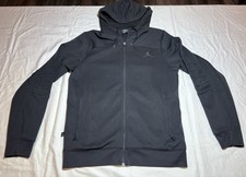 Nike Jordan Performance Full Zip Up Size Medium Black