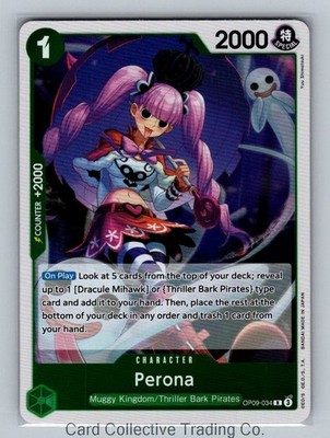 Perona R Emperors in the New World OP09-034 NM Foil