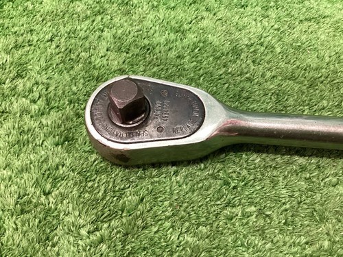 snap-on tools 1/2 drive ratchet 16" long handle hard grip orange SL836 - Picture 3 of 24