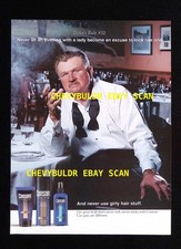 2002 Consort Hair Gel Ad with Coach Mike Ditka "Never Let an Evening...."