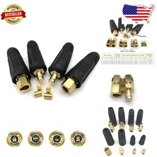 Welding Cable Quick Connectors DINSE 300-400A Copper Screw Terminal 2-Set