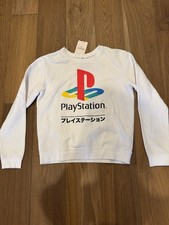 Forever 21 x Sony Playstation Crewneck Sweater Girls Kids Sz 13-14 Large NWT NEW
