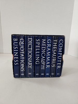 The New International WEBSTER'S POCKET REFERENCE LIBRARY 8 Book Box Set Revised