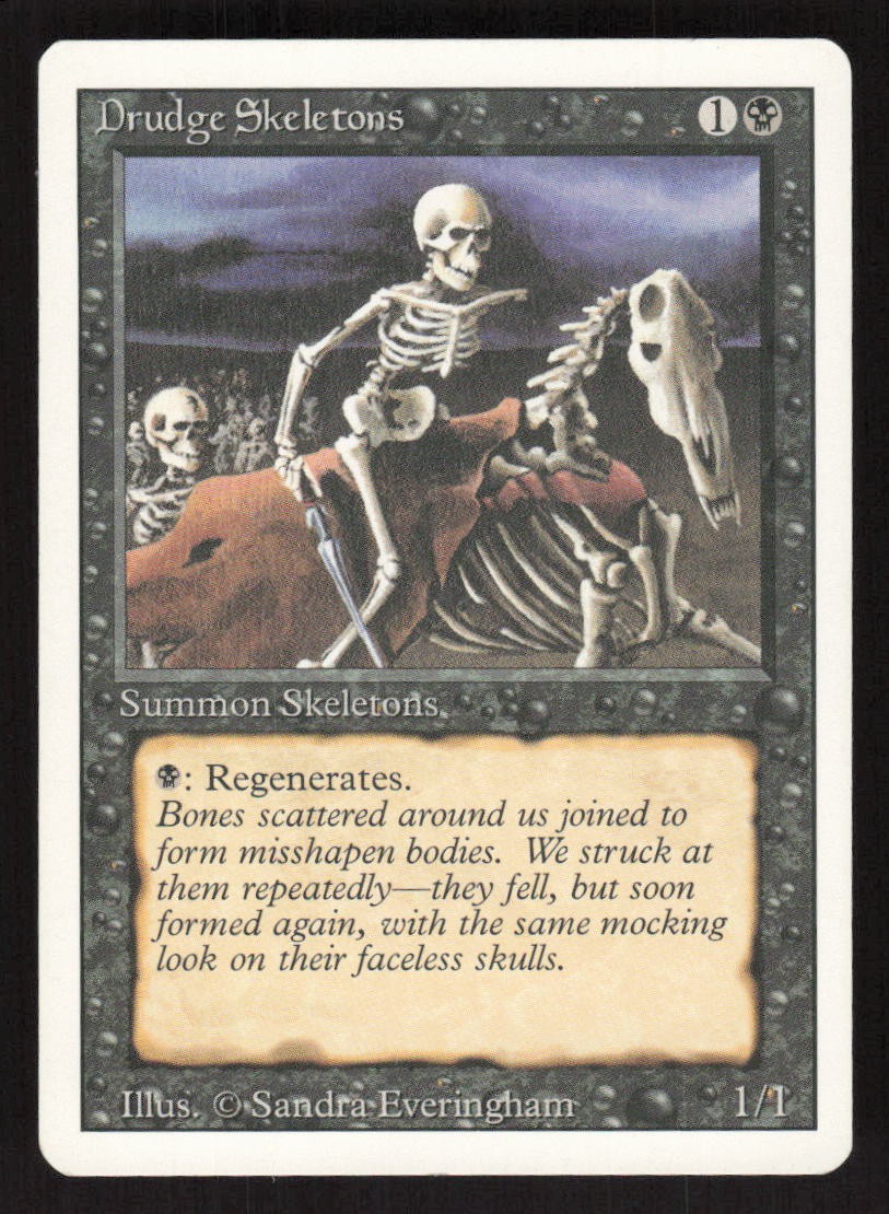 1994 Drudge Skeletons Revised Edition MTG