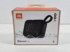 JBL GO 4 Ultra Portable Bluetooth Dustproof IP67 Waterproof Speaker - Black 