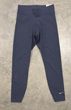 NWT Nike Tight Fit Mid Rise 7/8 Length Leggings Women's XS Blue
