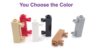 Lego 1x1x3 Brick with 2 Clips Vertical Grip Hollow Stud You Choose the Color