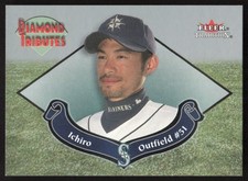 2002 Fleer Tradition Diamond Tributes Ichiro Suzuki #14DT Seattle Mariners