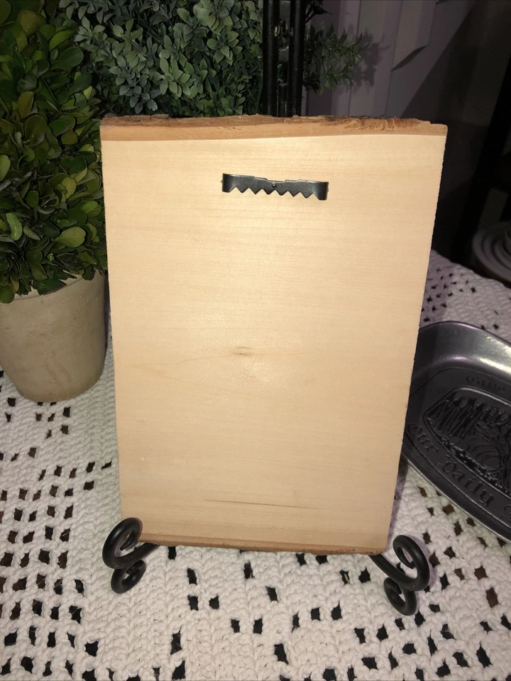 PSALM 1 Samuel 1:27-28 Laser Cut Engraving On Bark Plank 9x6 Hand Crafted - Image 4 of 4