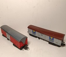 LIMA TRENO scala H0 LOTTO 2 VAGONI MERCI  