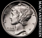 1943-D Mercury Dime - FSB - Super Choice Gem Brilliant Unc++++  Lustrous  #G7975