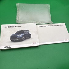 2019 Kia Soul Owners Manual With Cover Included free shipping