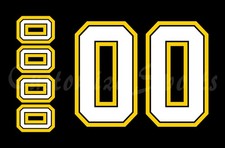 Boston Bruins Customized Number Kit for 1959-1965 3rd Jersey