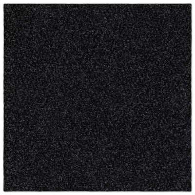 Boone Hobnail Black Residential 18 In. X 18 In. Peel and Stick Carpet Tile Squar