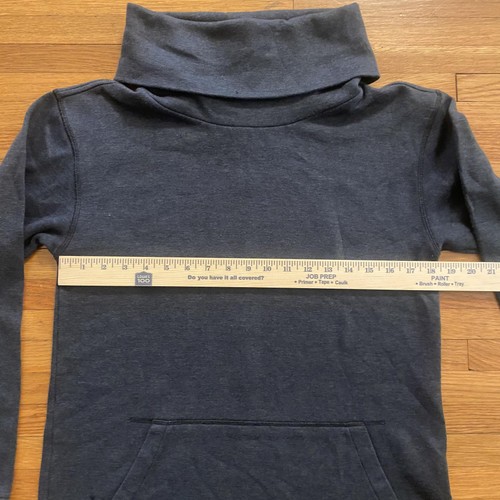 Burton Pullover Sweatshirt Mens Small Gray Funnel Neck Kangaroo Pocket Casual - Photo 4/10