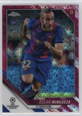 2021 Topps Chrome UEFA Champions League /175 Oscar Mingueza Óscar Rookie RC 1o2
