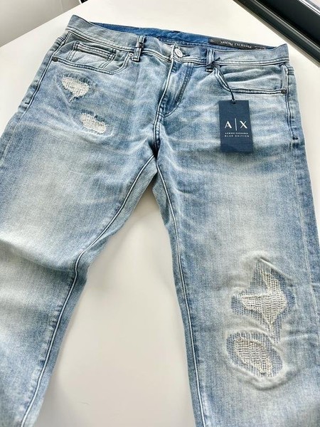 Men Armani Exchange Jeans Blue Denim 33