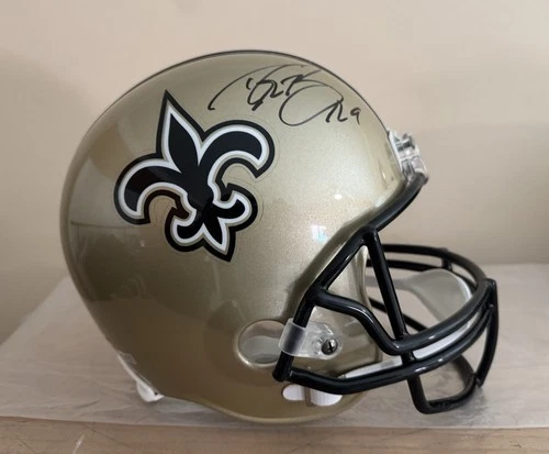 Drew Brees Signed New Orleans Saints Riddell Full Size Replica Helmet: Fanatics