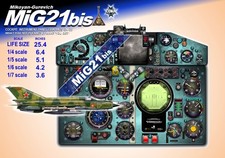 MiG21bis  VIETNAM COCKPIT instrument panel CDkit