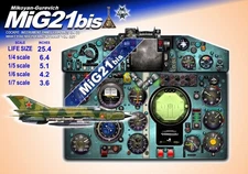 MiG21bis  VIETNAM COCKPIT instrument panel CDkit