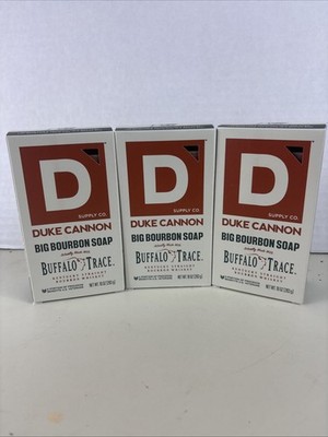 Duke Cannon Big American Bourbon Soap, 3 Pack, 10 oz Each, Made w/ Real Bourbon