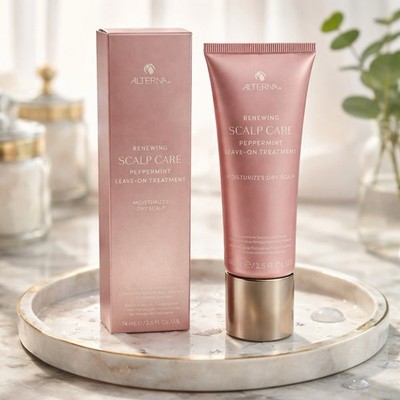 ALTERNA Renewing Scalp Care Peppermint Leave On Treatment 2.5 fl oz / 74 ml NIB