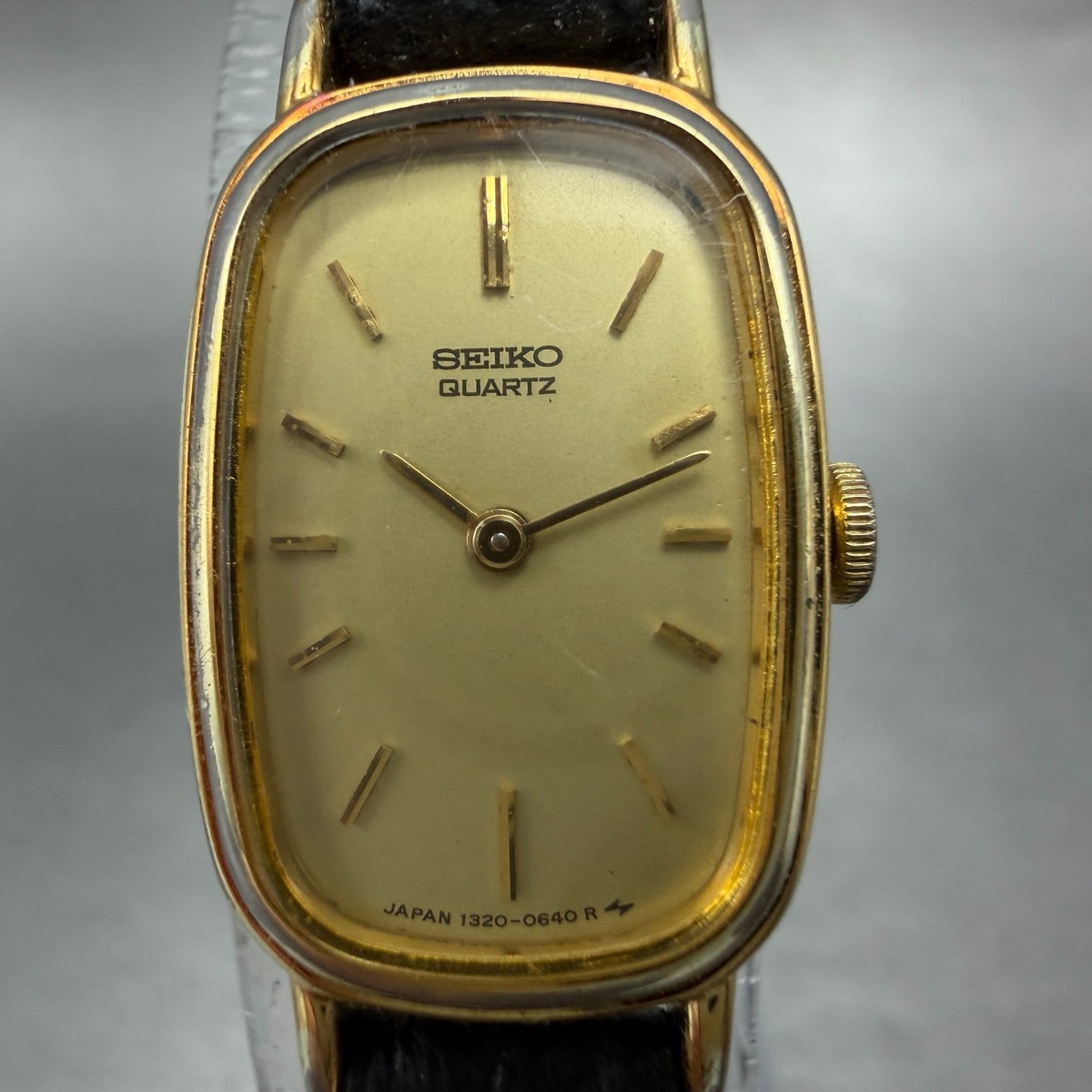 SEIKOセイコー1320-5140 レディース ゴールド文字盤 クォーツ 美品 SEIKO - SEIKOセイコー1320-5140 レディース ゴールド文字盤 クォーツ