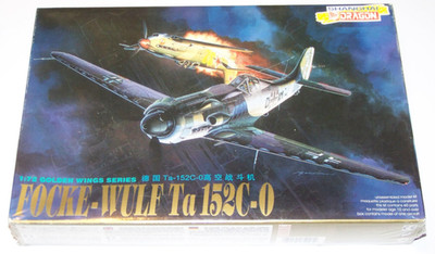 DRAGON Golden Wings Series FOCKE-WULF Ta 152C-0 Model Kit 1/72 NEW #5007