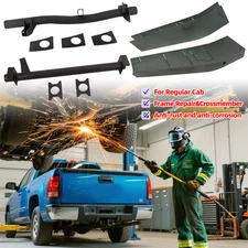 Mid Rear Frame+Rear Fuel Crossmember for 07-14 Silverado/GMC Sierra 1500 Reg Cab