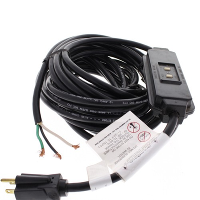 #ad #ad Leviton 36591 Black 37ft Cord Connected GFCI Automatic Reset 12AWG SJTW 20A 125V $113.99