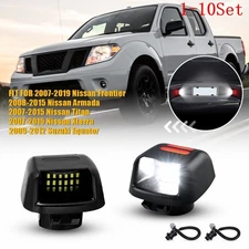 LED License Plate Light Socket Wire Harness For 2007-19 Nissan Frontier 1-10Set