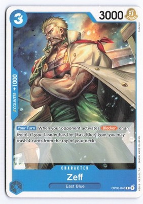 Zeff Playset - OP06-048 x4 - Wings of the Captain - One Piece TCG - English