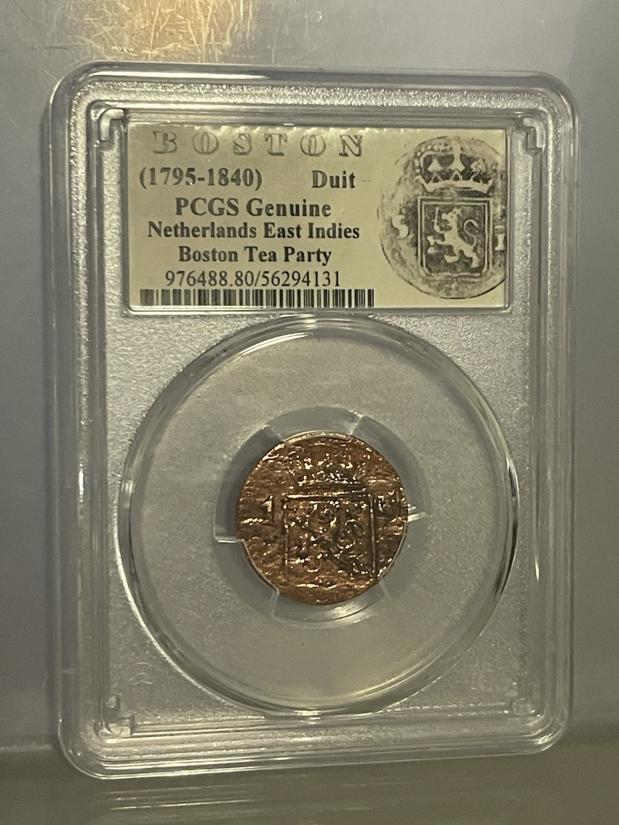 1795–1840 Netherlands East Indies Duit – PCGS Genuine – “Boston