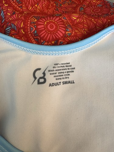 NEU OHNE ETIKETT CHALK BOSS Gymnastik Tanz TRIKOT AS Erwachsene klein ROTES PAISLEY - Bild 5 von 5