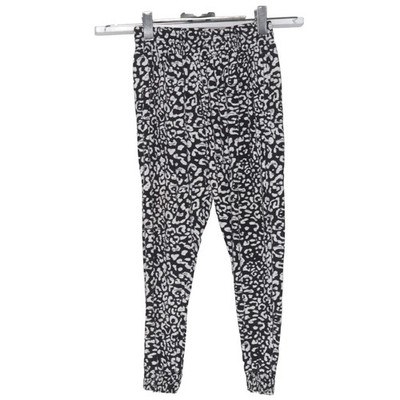 Basic U, Pyjamahose, Größe: 98/104, Schwarz/Weiß, Elasthan/Viskose, Leopard #VlZ