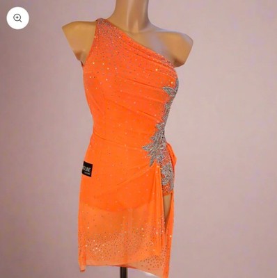 latin, Rhythm competition dress sexy, elegant, show stopper,  SMALL
