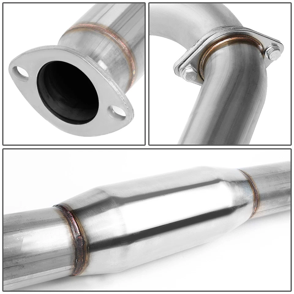 SILENCIADOR ESCAPE TRASERO GATO ACERO INOXIDABLE PUNTA 4" PARA 00-05 MITSUBISHI ECLIPSE 3G V6 Foto 4 de 4