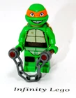LEGO Michelangelo with Grin Minifigure Teenage Mutant Ninja Turtles (79100)
