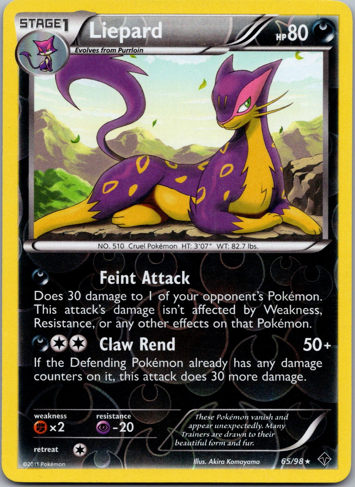 Emerging Powers #65/98 Liepard reverse holo