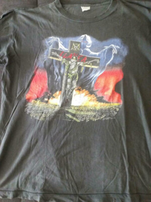 Slayer European Campaign 1990 Tour Shirt XL