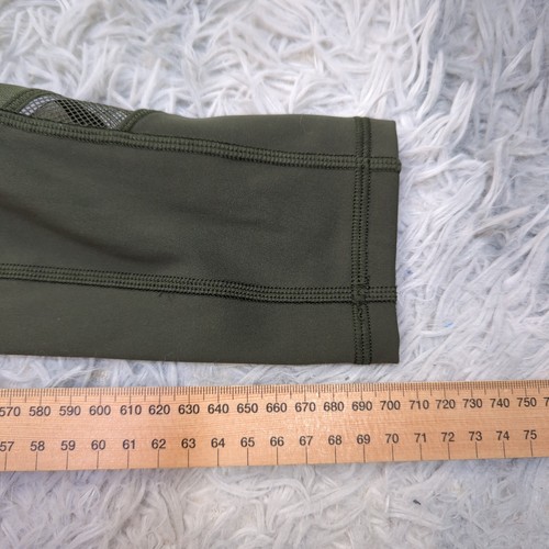 Lululemon Womens Camo Green Speed Up Mesh 28" Running Tights 2 Full-On Luxtreme - Picture 16 of 19