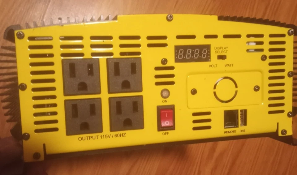 Inversor de onda sinusoidal modificado de alta resistencia GoPower 3000 vatios Foto 2 de 4