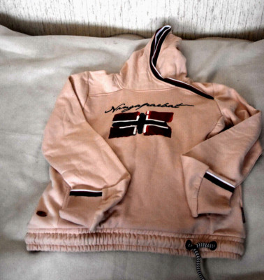 Hoodie, Pullover, Kapuze, Spreadshirt, NANGAPARBAT, Damen, Kinder, Altrosa Gr. L
